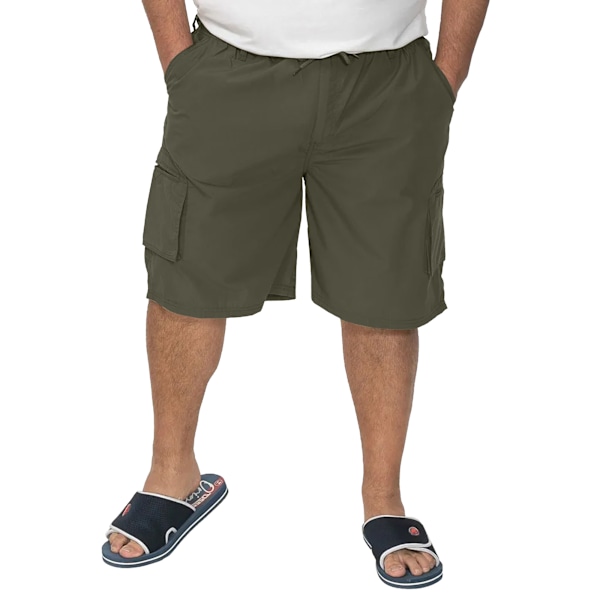 Duke Herr D555 Nick Kingsize Cargo Shorts 5XL Khaki Khaki 5XL