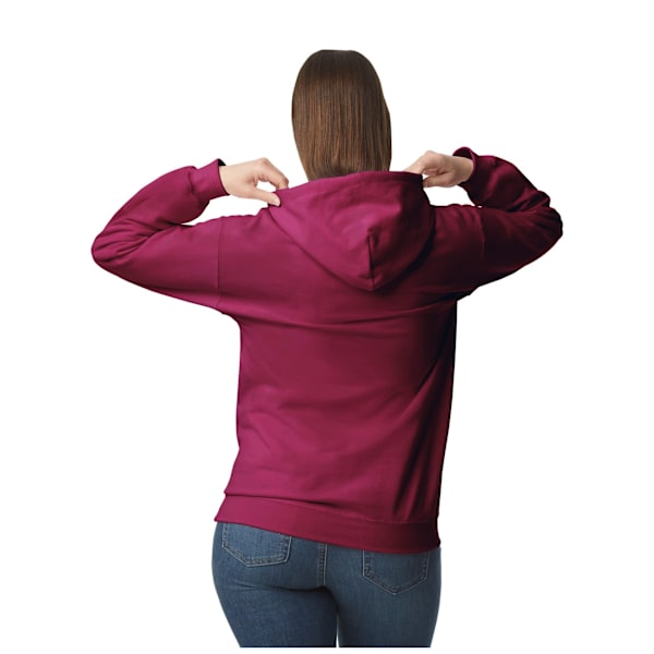 Gildan Unisex Adult Softstyle Fleece Midweight Hoodie M Maroon Maroon M