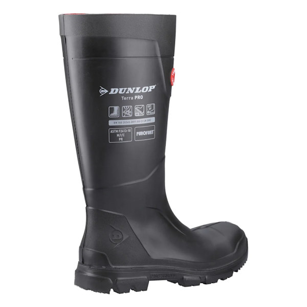 Dunlop Unisex Adult TerraPRO Säkerhetsstövlar 8 UK Svart Black 8 UK