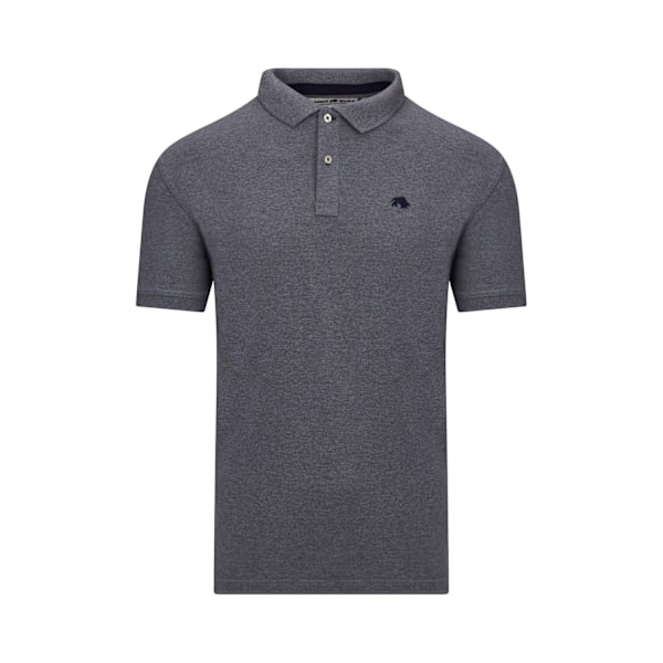 Raging Bull Klassisk Ekologisk Pikétröja för Män M Gråmelerad Grey Marl M