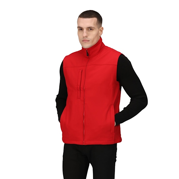 Regatta Flux Softshell Body Warmer L Classic Red/Seal Grey för män Classic Red/Seal Grey L