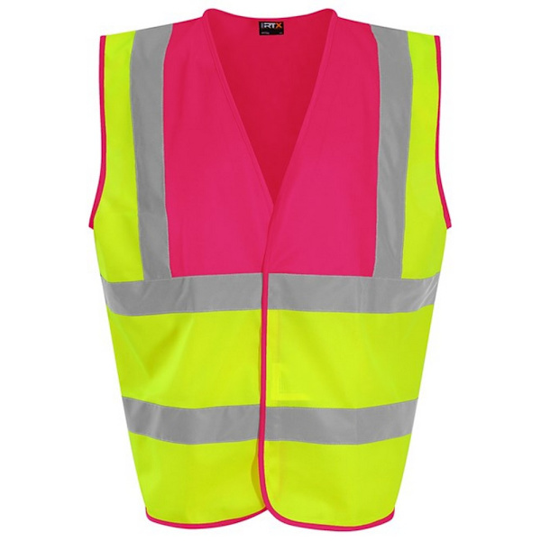 PRORTX Unisex Vuxen Väst S Gul/Rosa Yellow/Pink S