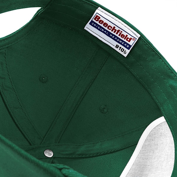 Beechfield Plain Unisex Junior Original 5 Panel Baseball Cap On Bottle One Size