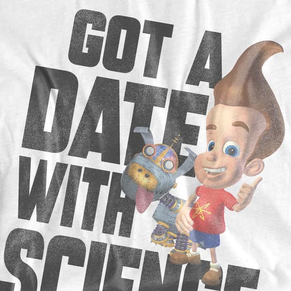 Jimmy Neutron Herr Science T-Shirt 3XL Vit White 3XL