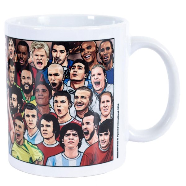 Legends Collection Football´s Greatest Mugg One Size Flerfärgad Multicoloured One Size
