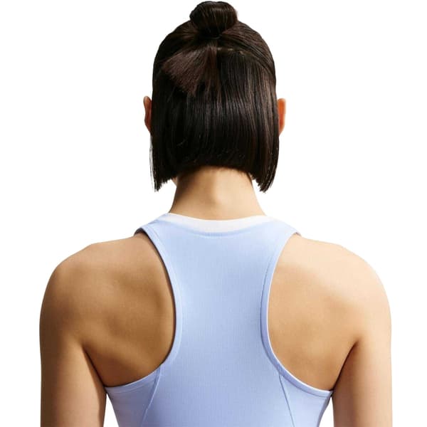 Nike Dam Avancerad Performance Linne Topp 14 UK Blå Blue 14 UK