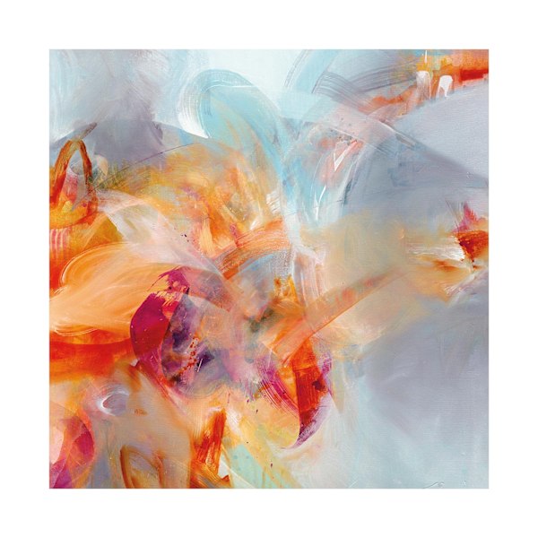 Claire Chandler Big Sky Print 60cm x 60cm Orange/Röd/Blå Orange/Red/Blue 60cm x 60cm