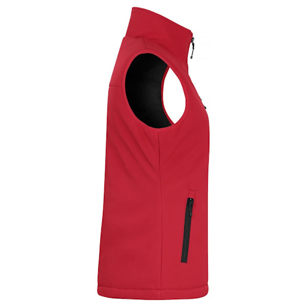 Clique Dam/Kvinnor Softshell Paneler Väst M Röd Red M