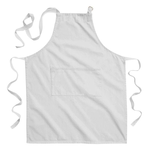 Westford Mill Unisex Adult Fairtrade Full Apron One Size Light Light Grey One Size
