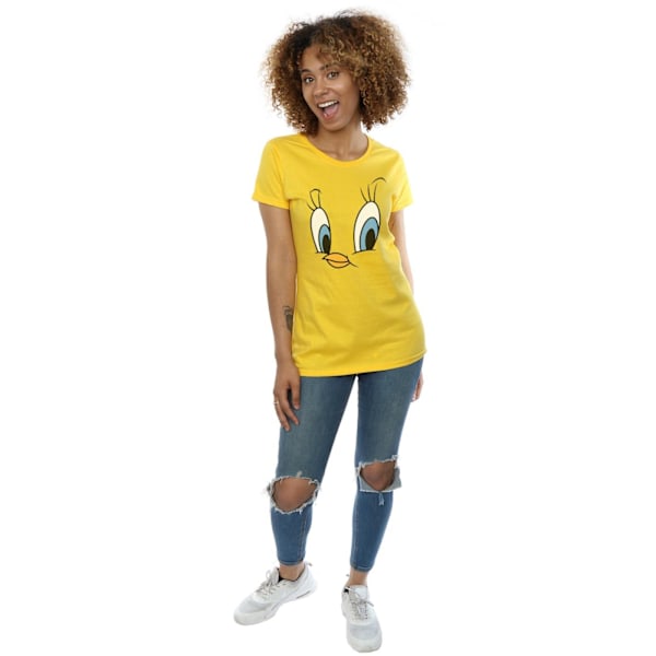 Looney Tunes Dam/Damer Tweety Pie Ansikte Bomull T-shirt M Daisy Daisy M