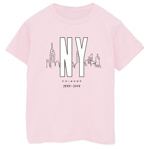 Friends Girls NY City Bomull T-shirt 3-4 år Babyrosa Baby Pink 3-4 Years