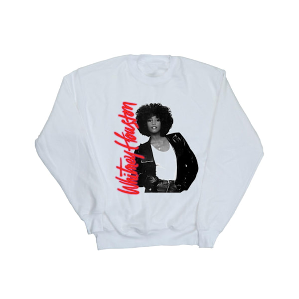 Whitney Houston Mens Whitney Pose Sweatshirt XXL Vit White XXL
