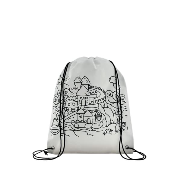 MidOcean Carrydraw Non-Woven Dragskoväska One Size Vit White One Size