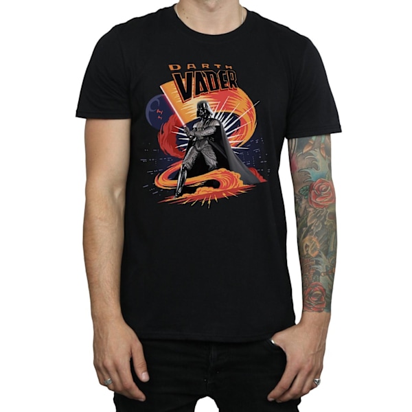 Star Wars Darth Vader Swirling Fury T-shirt L Svart Black L