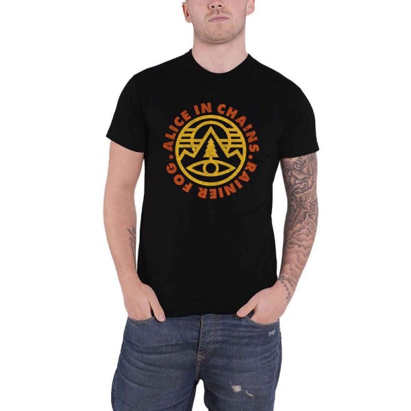 Alice In Chains Unisex Vuxen Emblem T-shirt L Svart Black L