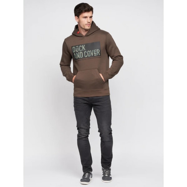 Duck and Cover Herr Quantain Hoodie M Brun Brown M
