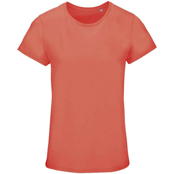 SOLS Dam/Kvinna Crusader Organisk T-shirt L Pop Orange Pop Orange L
