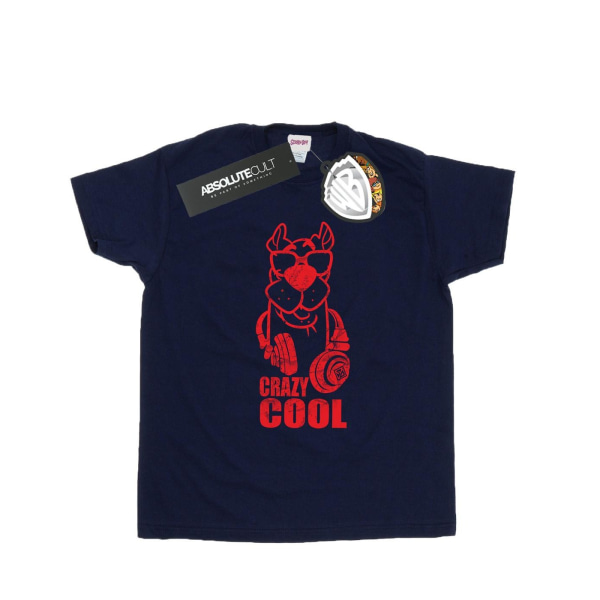 Scooby Doo Dam/Dam Crazy Cool Cotton Boyfriend T-shirt S Navy Blue S