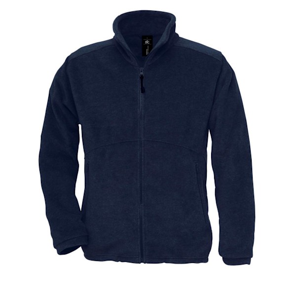 B&C Unisex Icewalker+ Fleecejacka L Marinblå Navy Blue L