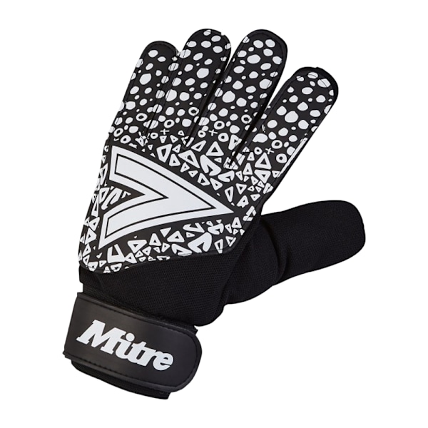 Mitre Magnetite 2024 Målvaktshandskar Unisex Vuxen 9 Svart/Vit Black/White 9