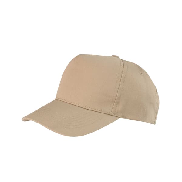Result Headwear Boston 5 Panel Polycotton Baseball Cap One Size Dove Grey One Size