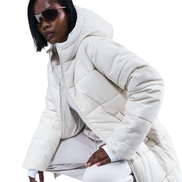 Nike Dam/Dam Klassisk Therma-Fit Isolerad Lös Pufferjacka Bone/White 8 UK