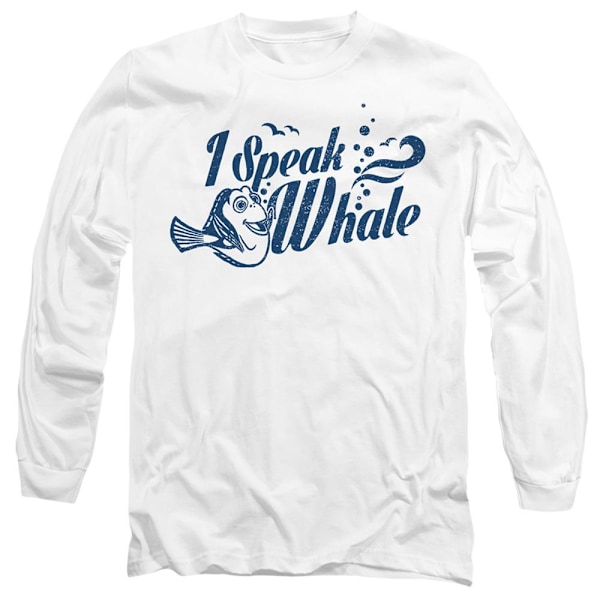 Hitta Nemo Unisex Vuxen Jag Talar Val Dory T-Shirt XL Vit White XL