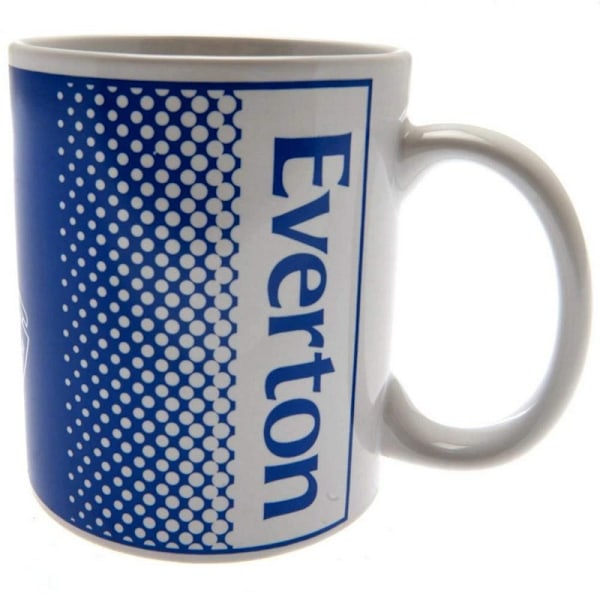 Everton FC Fade Crest Mug En Storlek Blå/Vit Blue/White One Size