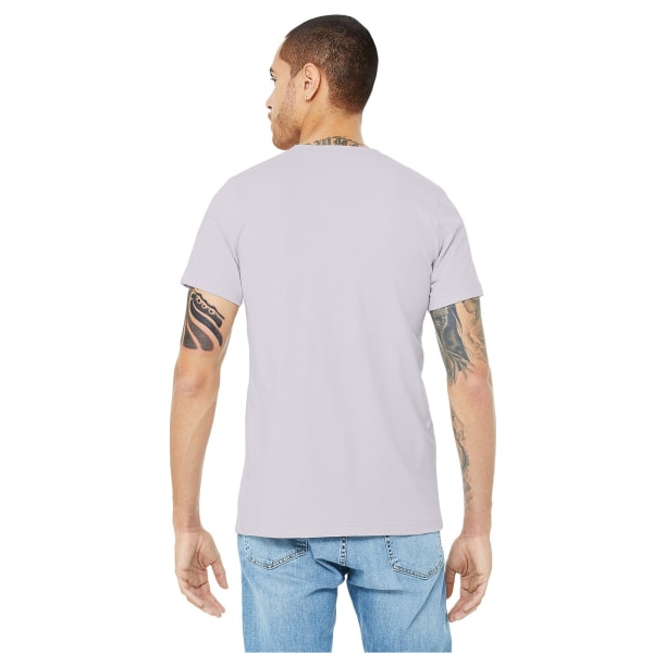 Canvas unisex jersey T-shirt med rund hals / kortärmad herr T-Sh Teal XL
