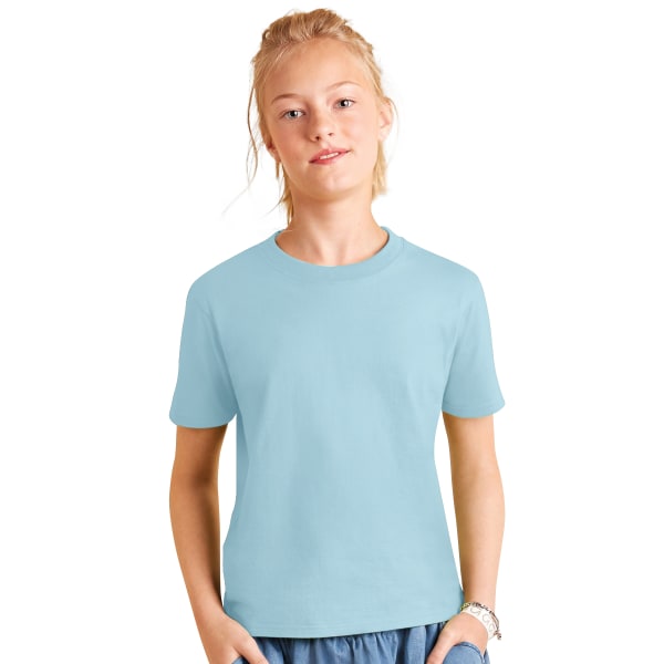 B&C Kids/Childrens Exact 150 kortärmad T-shirt 1-2 Himmelsblå Sky Blue 1-2
