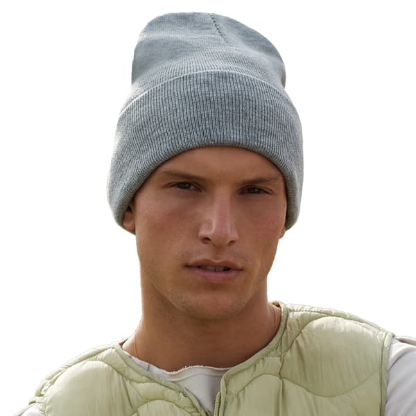 Beechfield Unisex Vuxen Orginal Deep Cuffed Beanie One Size Ash Ash Grey One Size