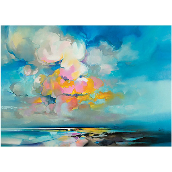 Scott Naismith Jura Print 30cm x 40cm Blå/Rosa/Vit Blue/Pink/White 30cm x 40cm