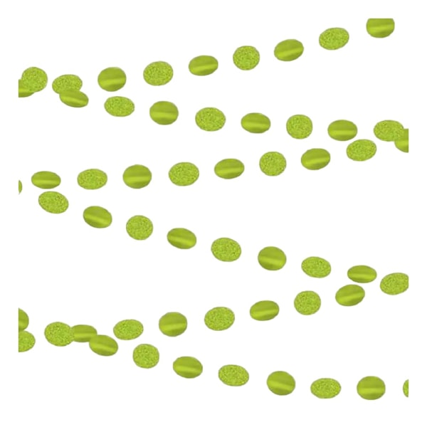 Amscan Pappersrund Girlang En Storlek Kiwi Grön Kiwi Green One Size