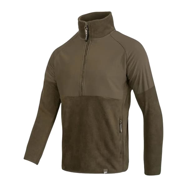 Jack Pyke Herr Bleasdale Half Zip Fleecetröja L Mörk Oliv Dark Olive L