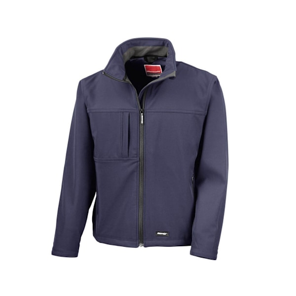 Result Klassisk Softshell Andningsbar Jacka M Marinblå Navy Blue M