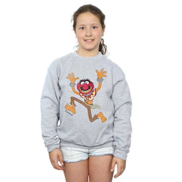 Disney Girls The Muppets Classic Animal Sweatshirt 9-11 år S Sports Grey 9-11 Years