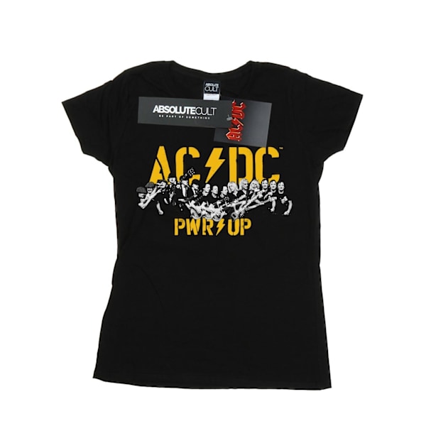 AC/DC Dam/Kvinnor PWR UP Porträtt Motion Bomull T-shirt S Bla Black S