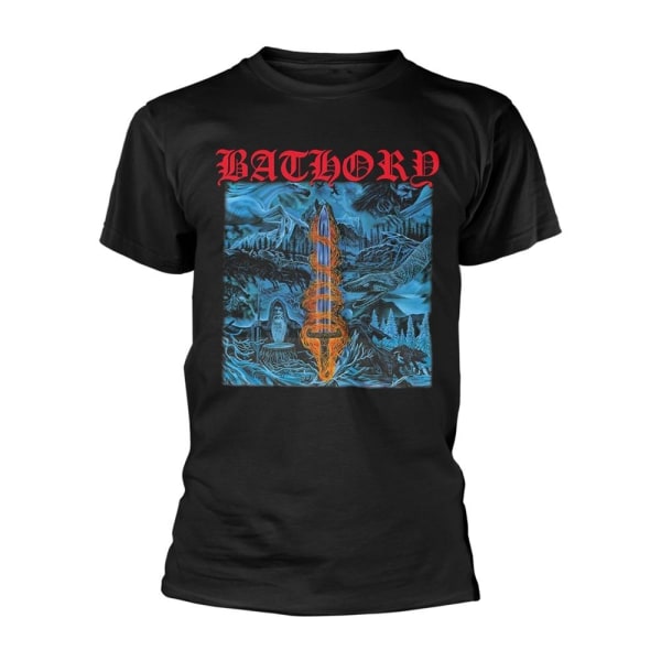 Bathory Unisex Adult Blood On Ice T-Shirt L Svart Black L