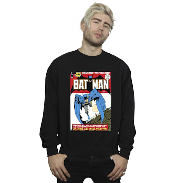 DC Comics Herr Löpartröja Batman Cover Sweatshirt S Svart Black S