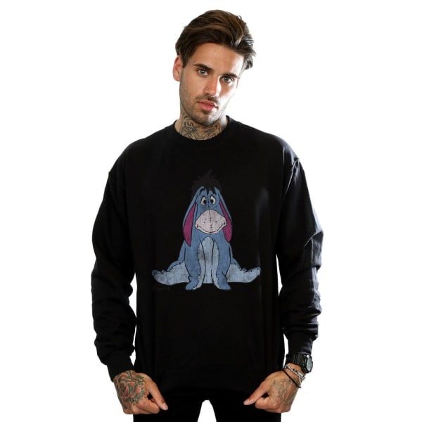 Disney Herr Nalle Puh Klassisk Eeyore Sweatshirt XXL Svart Black XXL