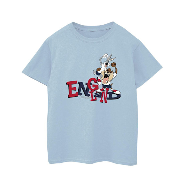Looney Tunes Boys Bugs & Taz England T-shirt 12-13 år Baby B Baby Blue 12-13 Years