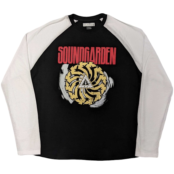 Soundgarden Unisex Adult Tour 2017 Raglan T-Shirt XXL Svart/Vit Black/White XXL