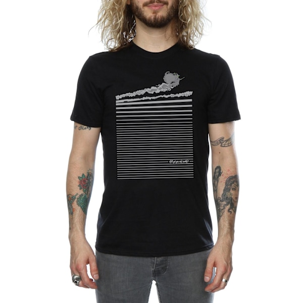 Trollkarlen från Oz herr Wicked Witch Flying T-shirt M svart Black M