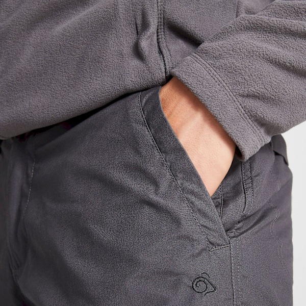 Craghoppers Mens Expert Kiwi Tailored Trousers 38S Carbon Grey Carbon Grey 38S