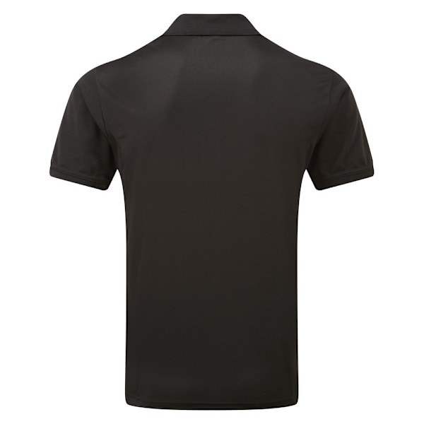 Premier Mens Coolchecker Pique Polo Shirt 5XL Svart Black 5XL