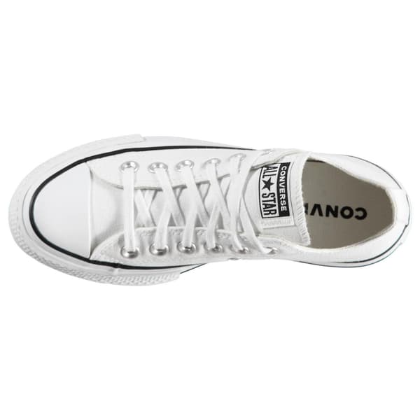 Converse Dam Chuck Taylor Canvas Platåskor 7 UK White/Black 7 UK