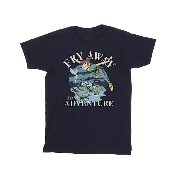 Disney Peter Pan Fly Away To Adventure T-shirt 3XL Marinblå Navy Blue 3XL