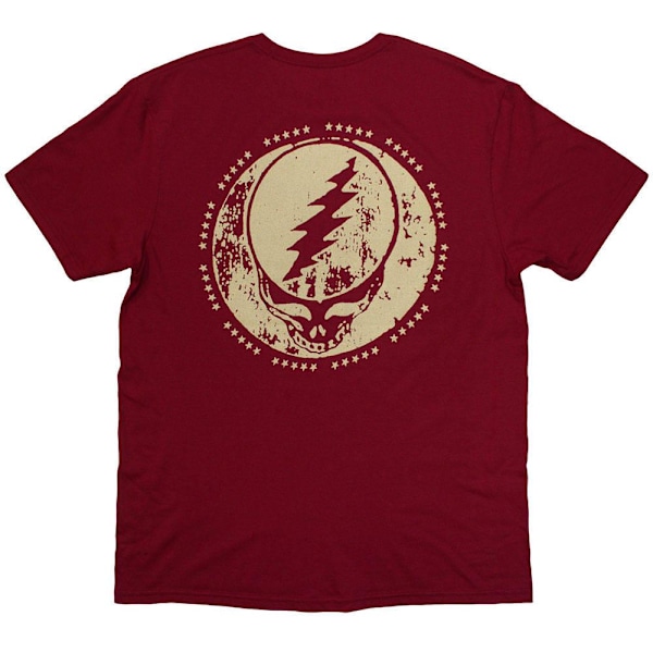 Grateful Dead Unisex Vuxen Skelett Häst Ryggtryck T-Shirt S Red S