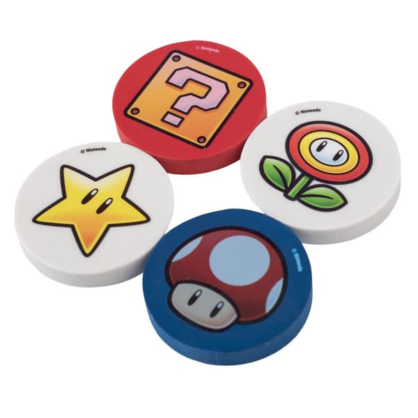 Super Mario Suddgummin (4-pack) One Size Flerfärgad Multicoloured One Size