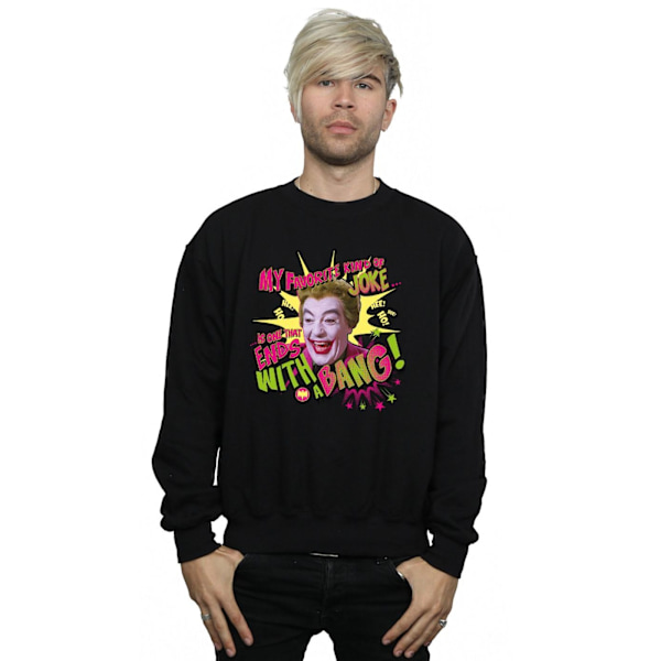 DC Comics Herr Batman TV-serie Joker Bang Sweatshirt S Svart Black S